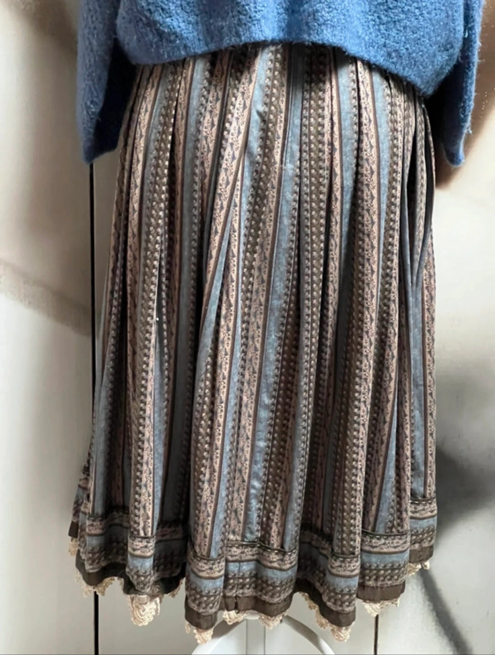 Eger vintage cotton and modal skirt – photo 3